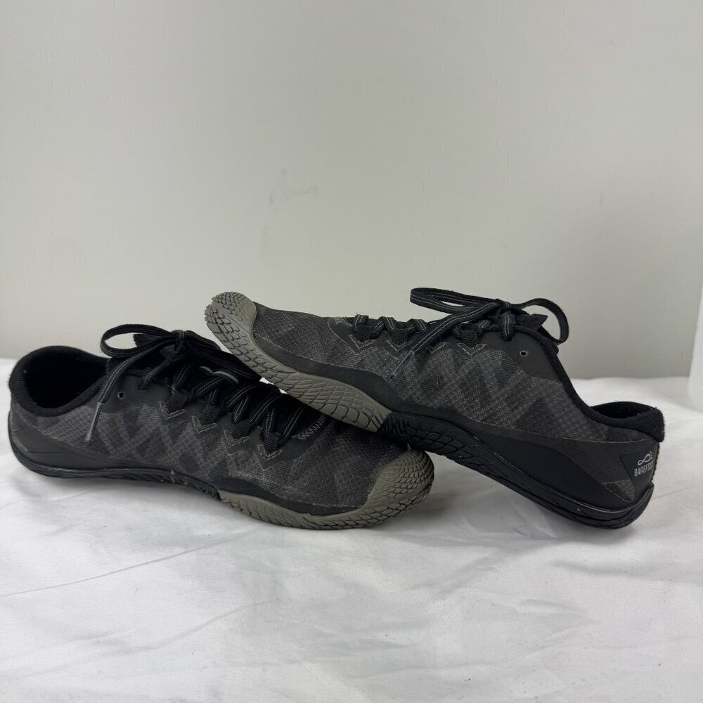 MERRELL Vapor Glove 3 Womens Barefoot Performance Lightweight Hiking Shoes Black - Picture 3 of 12